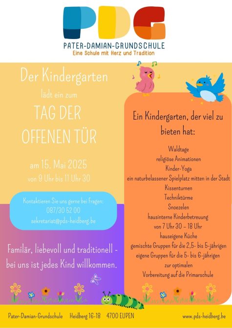 A4 Tag der offenen Türe KG PDG 2025