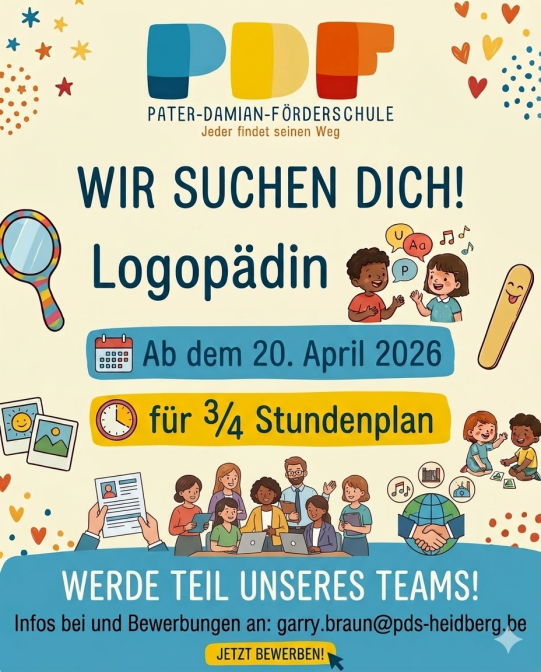 Stellenausschreibung PDF Logopädin